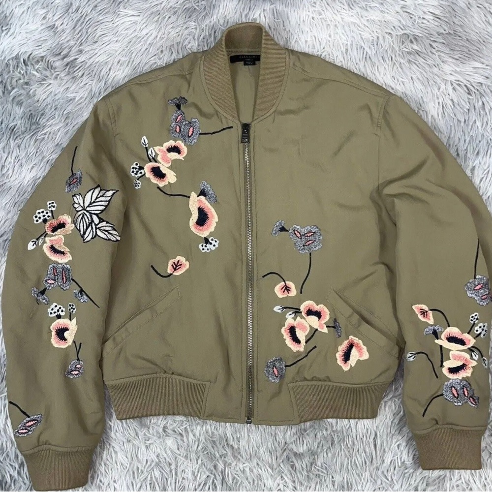 Allsaints bomber jacket size L.